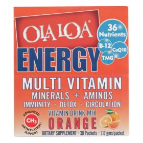 Ola Loa Products Energy Multi Vitamin - Orange - 30 Packet