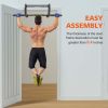 Wall Mounted Pull Up Bar Exercise Chin Bar Portable Dip Bars for Indoors Home Gym