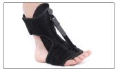 1pc Adjustable Foot Inversion Corrector; Plantar Fascia Foot Support Stabilizer; Night Splint Pain Relief