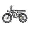 GT02 Pro Fat Tires Off Road Electric Bike 1400W Powerful Motor 7 Speed Gears Black Version