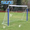 Kids Soccer Goals for Backyard Portable Youth Soccer Goal with Net 8x5 FT