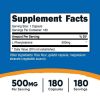 Nutricost L-Phenylalanine 500mg; 180 Capsules - Non-GMO, Amino Acid Supplement