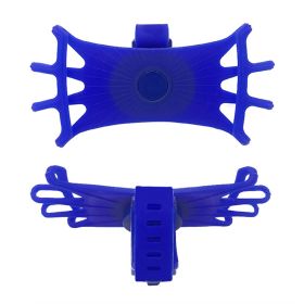 Silicone Handlebar Phone Holder – 2 Pack (Color: Blue)