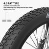 New Pattern Electric Bike Fat Tire With Removable Lithium Battery for Adults