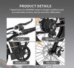 New Pattern Electric Bike Fat Tire With Removable Lithium Battery for Adults