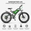 New Pattern Electric Bike Fat Tire With Removable Lithium Battery for Adults