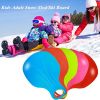 1pc Snow Ski Board For Kids Adult; Winter Thicken Sled Ski Board Sand Slider Snow Luge